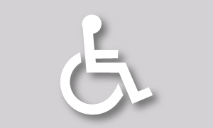 Wheelchair braille and tactile signs manufactured by Bathurst Signs