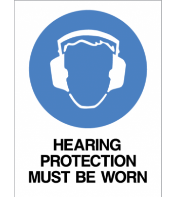 HEARING PROTECTION MUST BE WORN