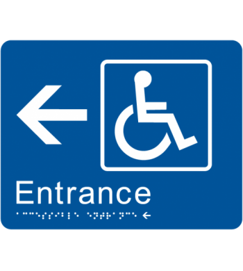 Accessible Entrance (Left Arrow)