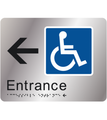 Accessible Entrance (Left Arrow)