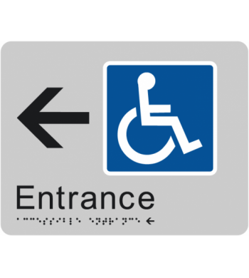 Accessible Entrance (Left Arrow)