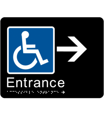 Accessible Entrance (Right Arrow)