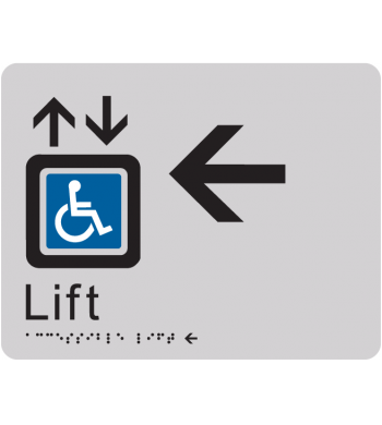 Accessible Lift - Left Arrow