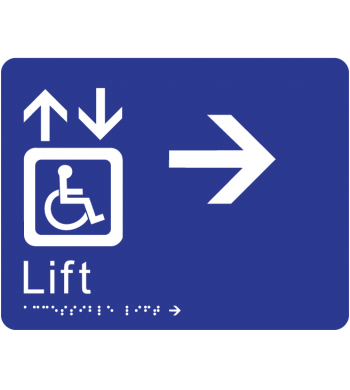 Accessible Lift - Right Arrow