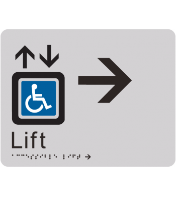 Accessible Lift - Right Arrow