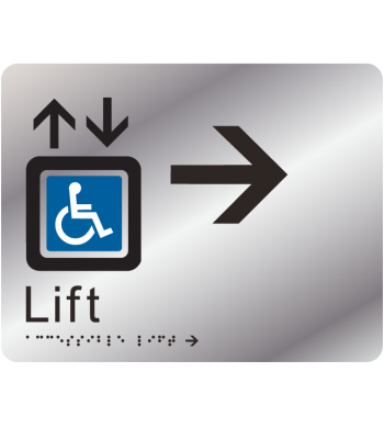 Accessible Lift - Right Arrow