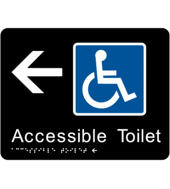 Accessible Toilet (Left Arrow)