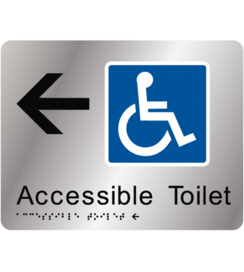 Accessible Toilet (Left Arrow)