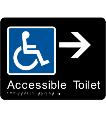 Accessible Toilet (Right Arrow)