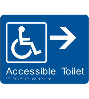 Accessible Toilet (Right Arrow)