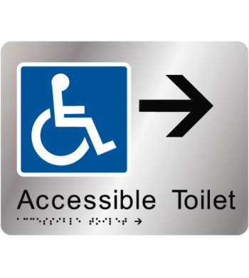 Accessible Toilet (Right Arrow)