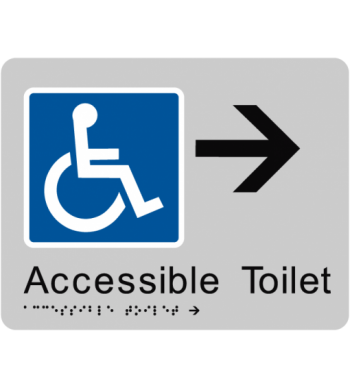 Accessible Toilet (Right Arrow)