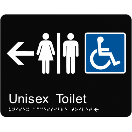 Airlock - Unisex Accessible Toilet - Left Arrow