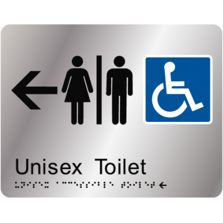 Airlock - Unisex Accessible Toilets - Left Arrow