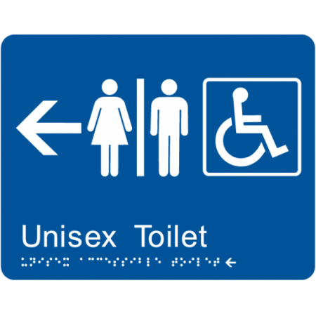 Airlock - Unisex Accessible Toilet - Left Arrow