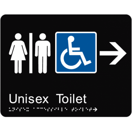 Airlock - Unisex Accessible Toilets - Right Arrow