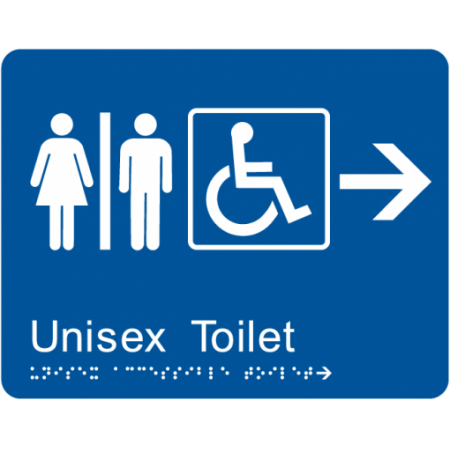 Airlock - Unisex Accessible Toilets - Right Arrow