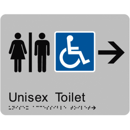 Airlock - Unisex Accessible Toilets - Right Arrow