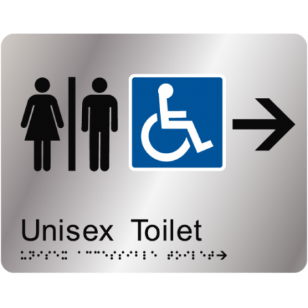 Airlock - Unisex Accessible Toilets - Right Arrow