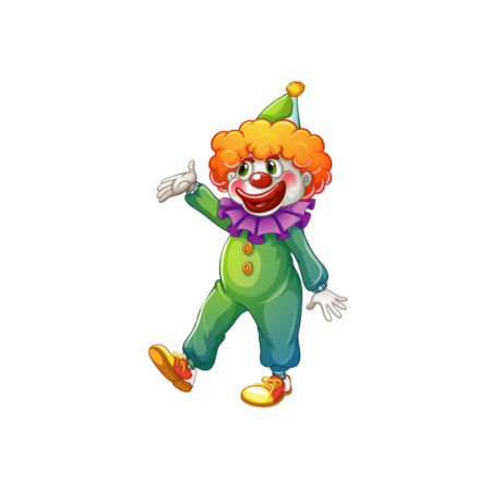 Clown Sticker