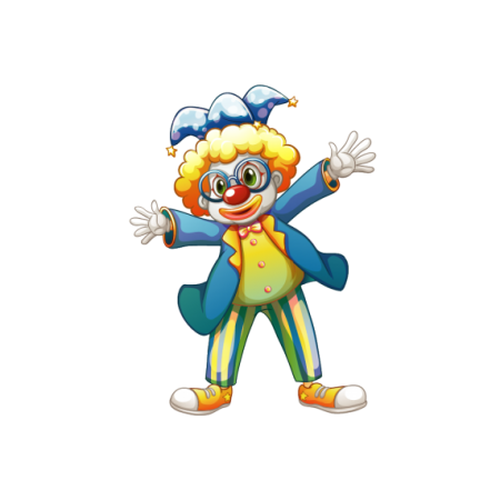 Clown Sticker