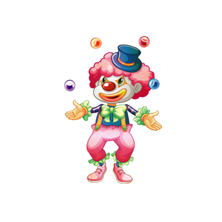 Clown Sticker