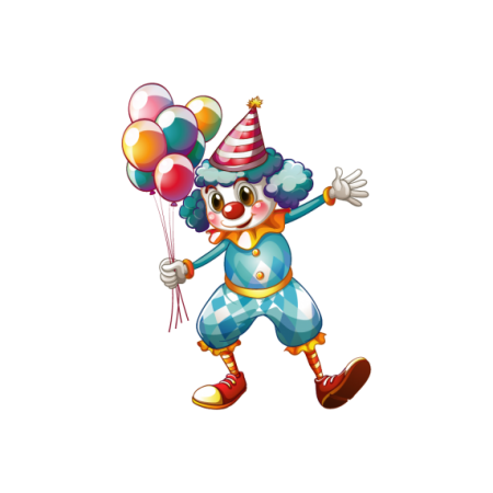 Clown Sticker