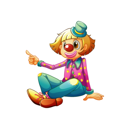 Clown Sticker