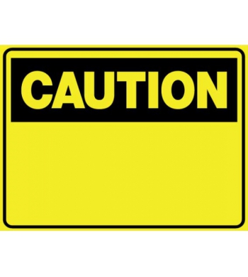 CAUTION BLANK