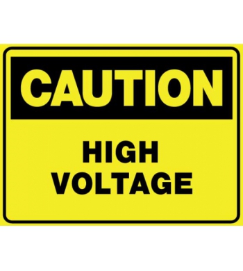 CAUTION HIGH VOLTAGE