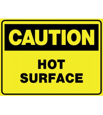 CAUTION HOT SURFACE