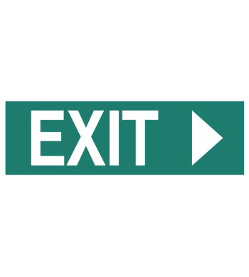 EXIT (RIGHT ARROW)