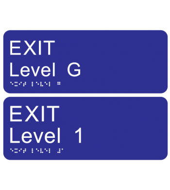 Exit Level Signs