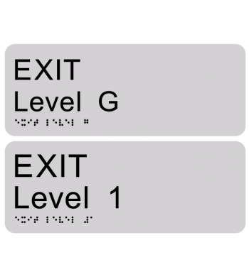 Exit Level Signs