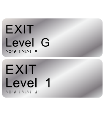 Exit Level Signs