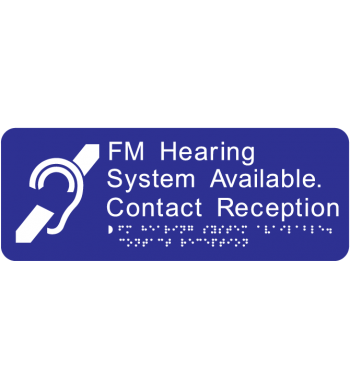 FM Hearing System Available Contact Reception