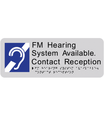 FM Hearing System Available Contact Reception