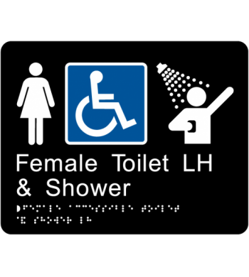 Female Accessible Toilet and Shower LH