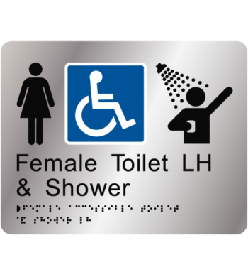 Female Accessible Toilet and Shower LH