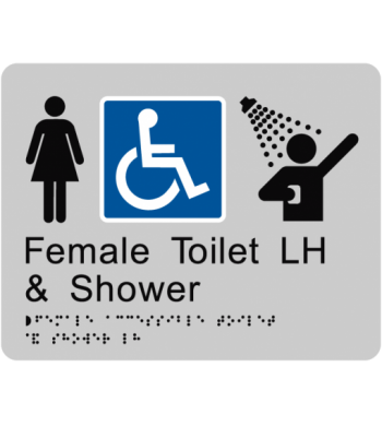 Female Accessible Toilet and Shower LH