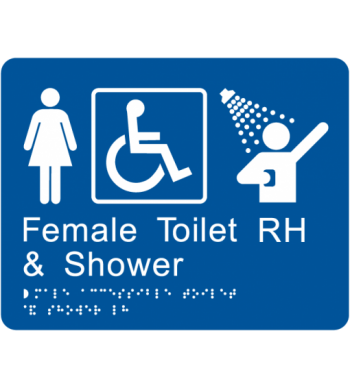 Female Accessible Toilet and Shower RH