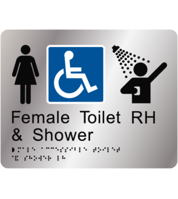Female Accessible Toilet and Shower RH