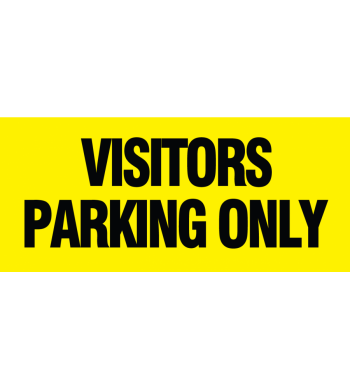 VISITORS PARKING ONLY