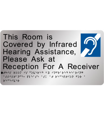 This room is covered by infrared hearing assistance