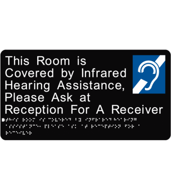 This room is covered by infrared hearing assistance