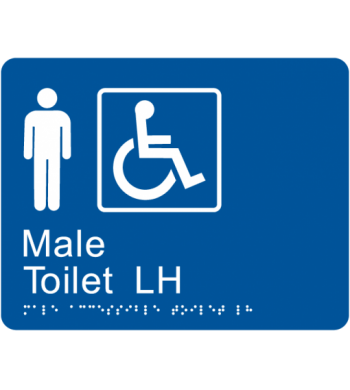 Male Accessible Toilet LH