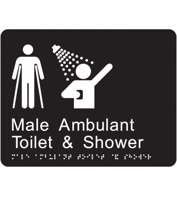 Male Ambulant Toilet and Shower