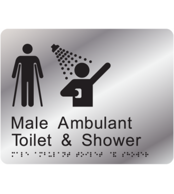 Male Ambulant Toilet and Shower