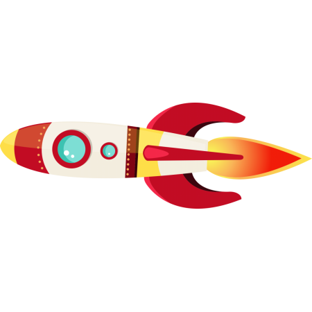 Rocket Wall Sticker