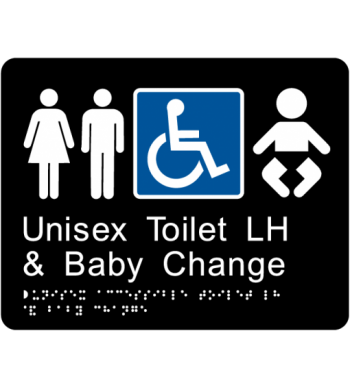 Unisex Accessible Toilet LH & Baby Change